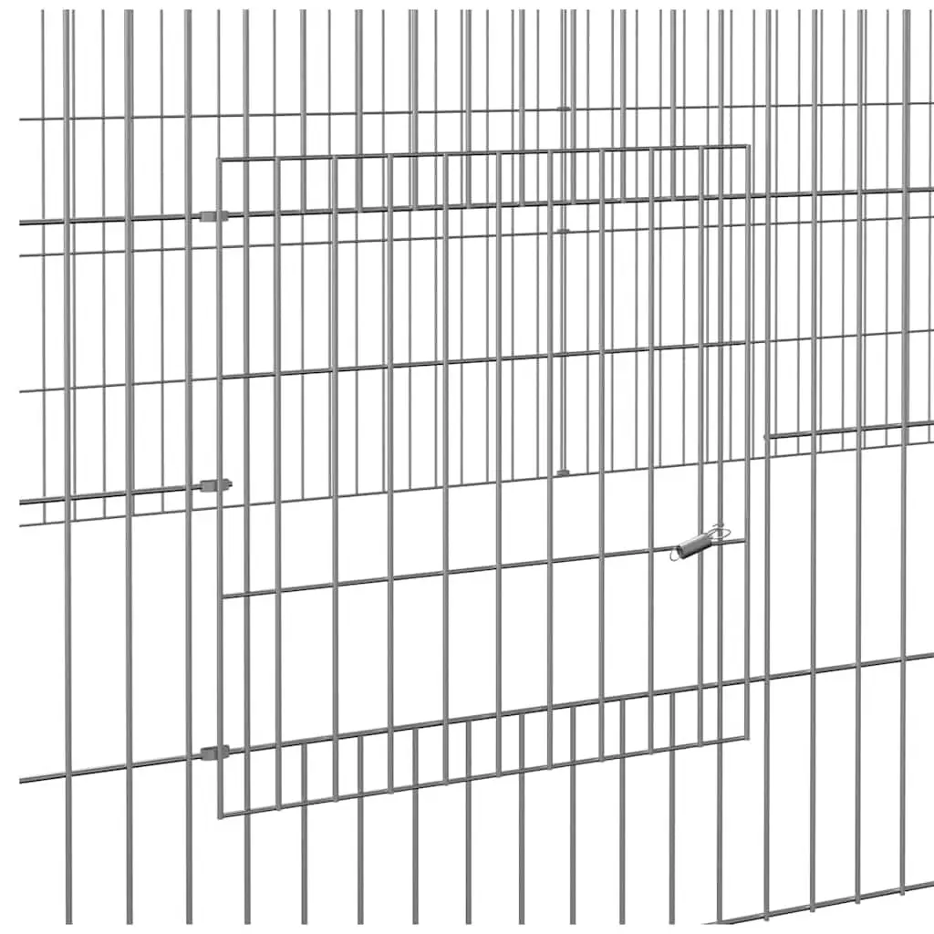 5-Panel Rabbit Cage Playpen for Small Animals