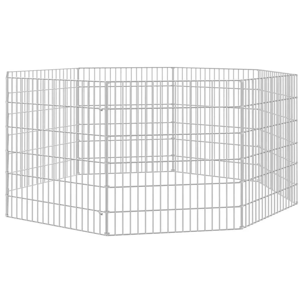 8-Panel Small Animal Enclosure for Durable Pet Exercise