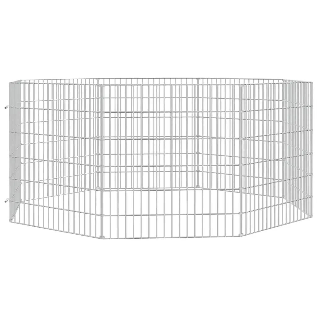 8-Panel Small Animal Enclosure for Durable Pet Exercise