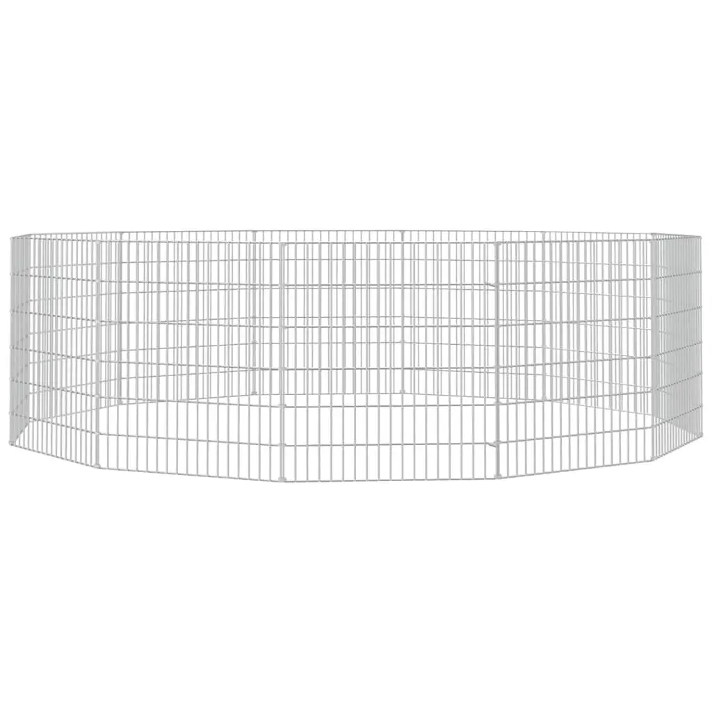 12-Panel Small Animal Pen for Pet Exercise