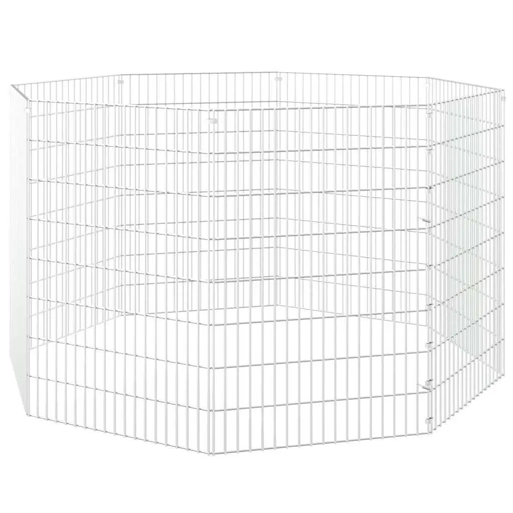 8-Panel Small Animal Enclosure for Pets