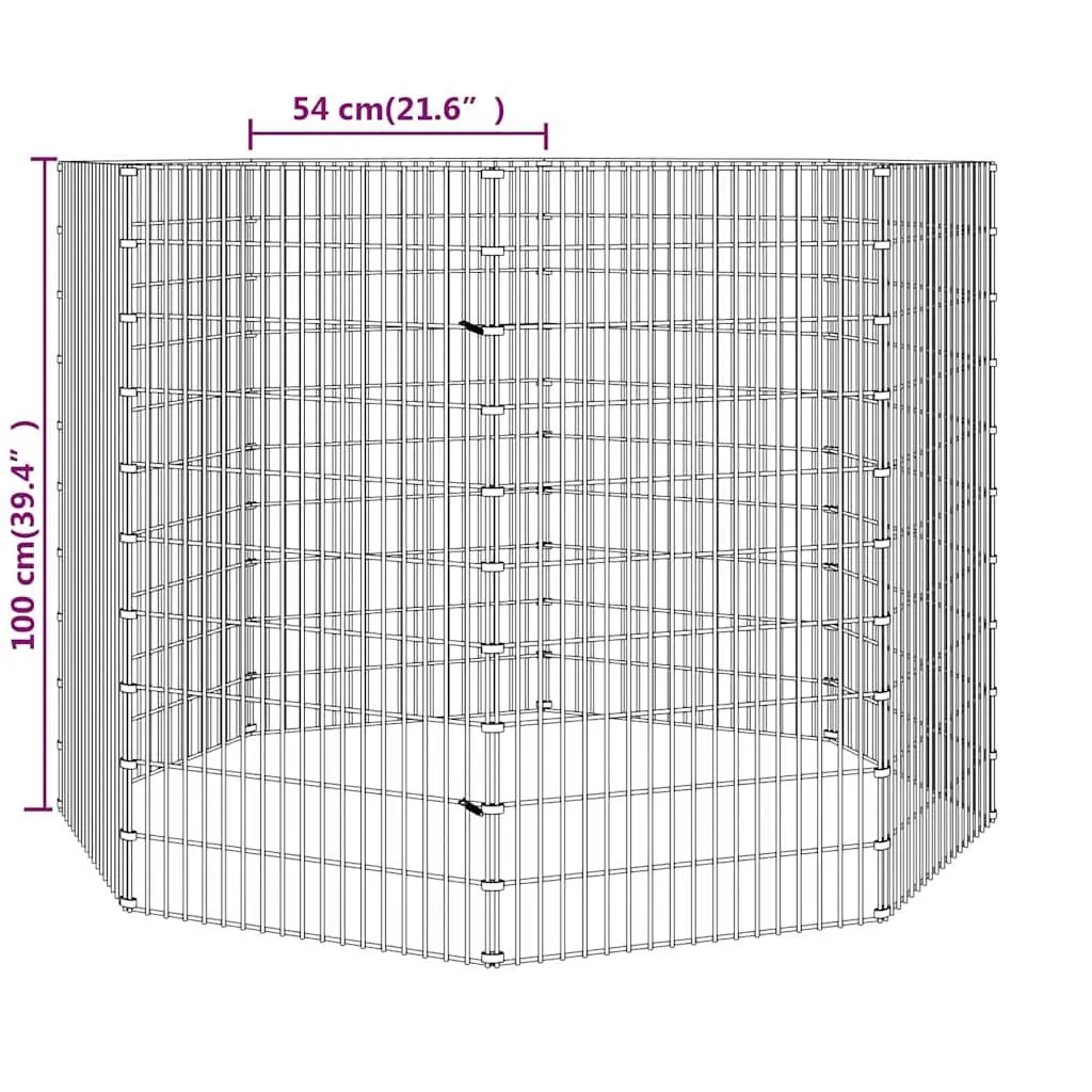 8-Panel Pet Playpen for Small Animals