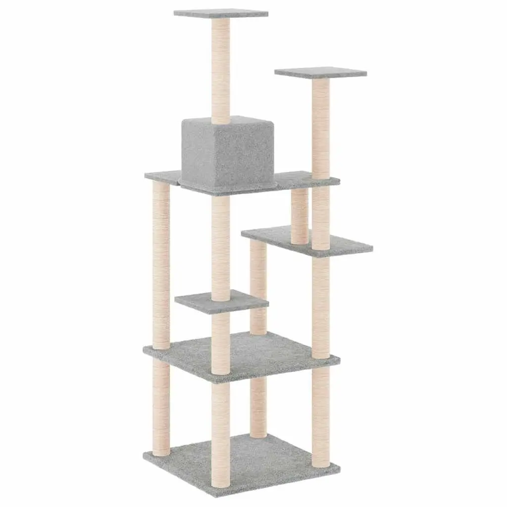Multi-Level Cat Tree with Sisal Scratching Posts