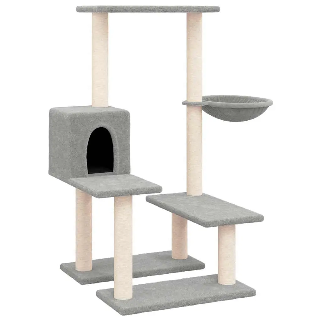 Cat Tree with Natural Sisal Posts and Platforms