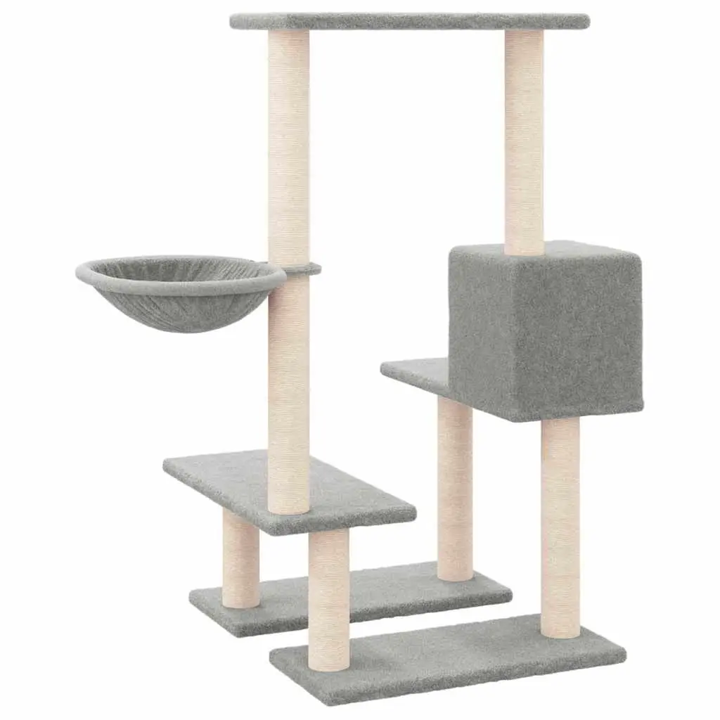 Cat Tree with Natural Sisal Posts and Platforms