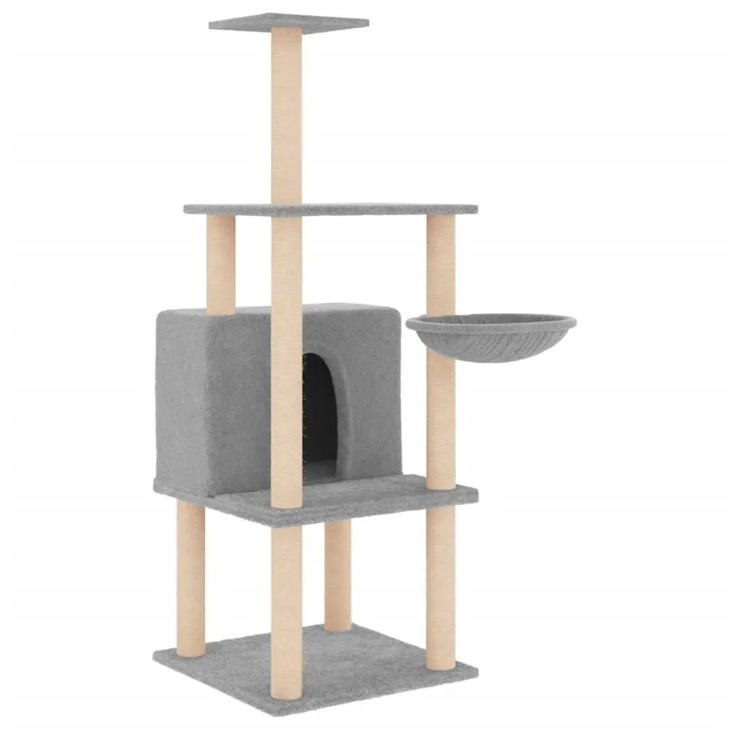 Multi-Level Cat Tree with Sisal Scratching Posts