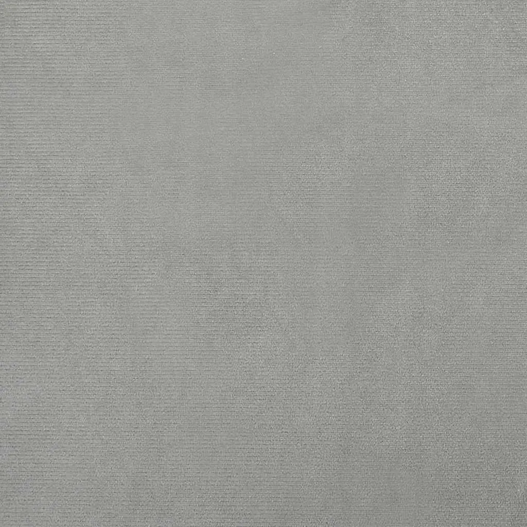Dog Bed Velvet Light Grey 70x48x22cm