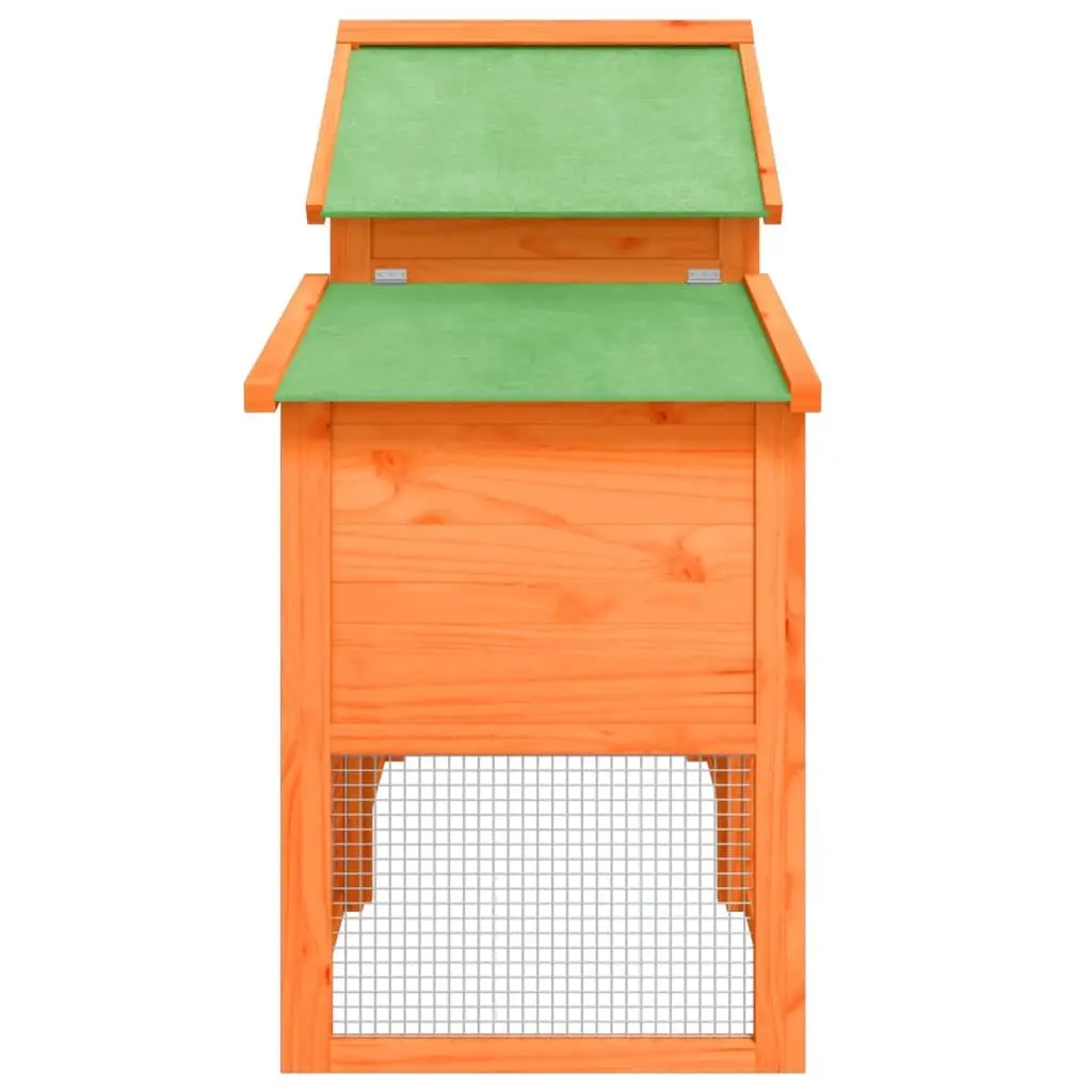 Large Solid Pine Wood Chicken Coop with Nesting Box