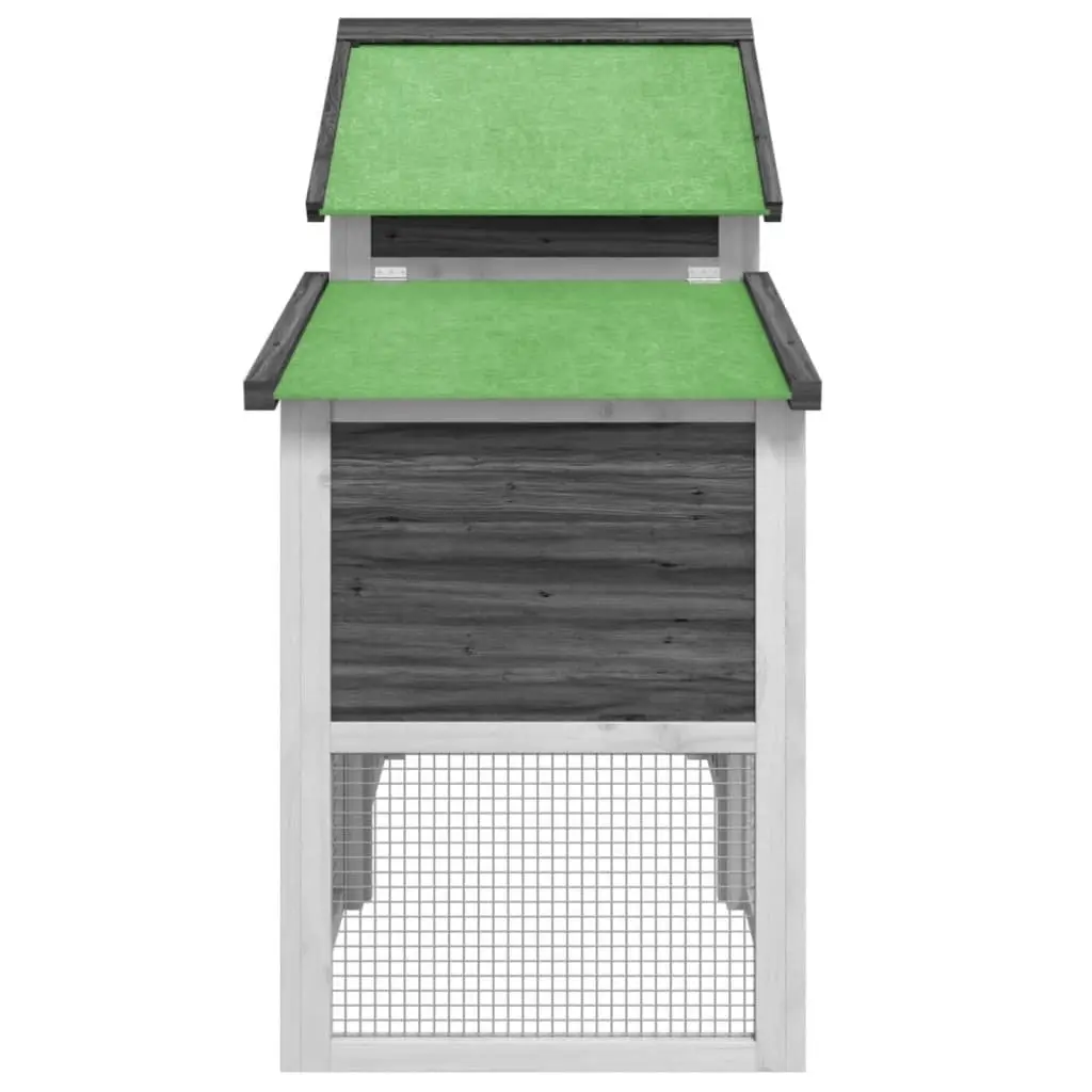 Solid Pine Wooden Chicken Coop with Nesting Box and Ramp