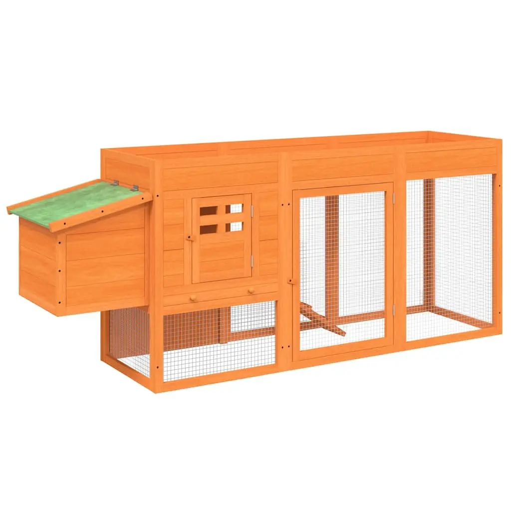 Wooden Chicken Coop with Nesting Box