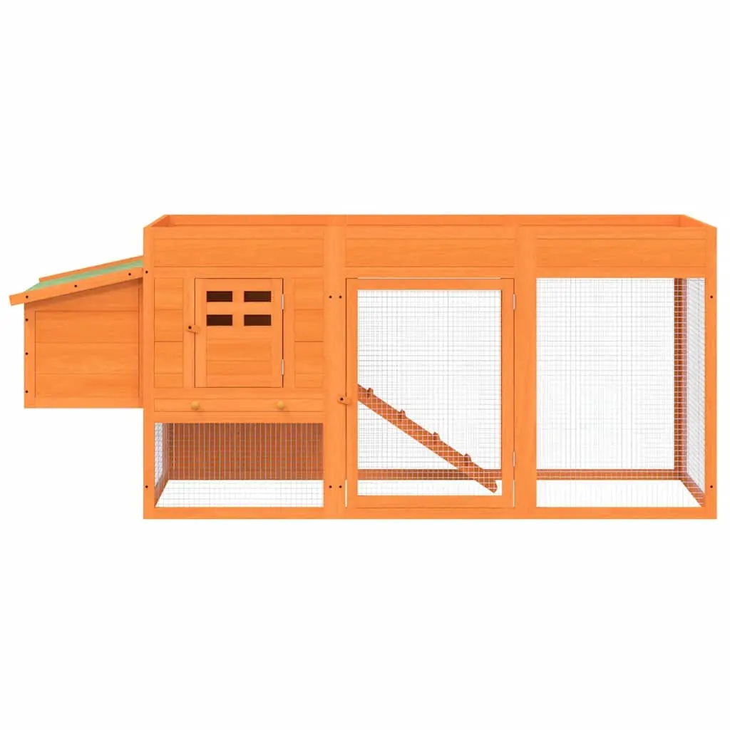 Wooden Chicken Coop with Nesting Box