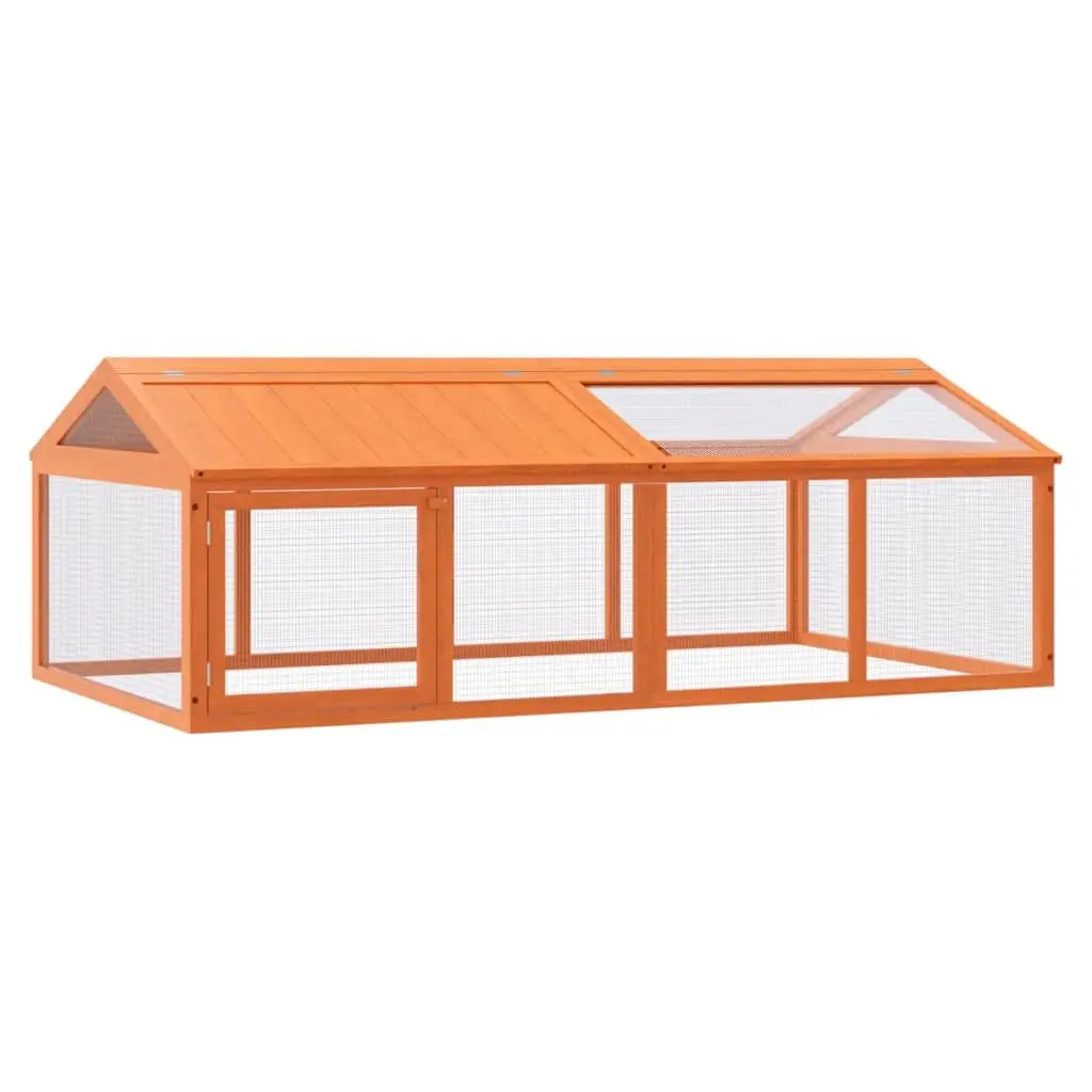 Solid Wood Outdoor Habitat for Small Animals