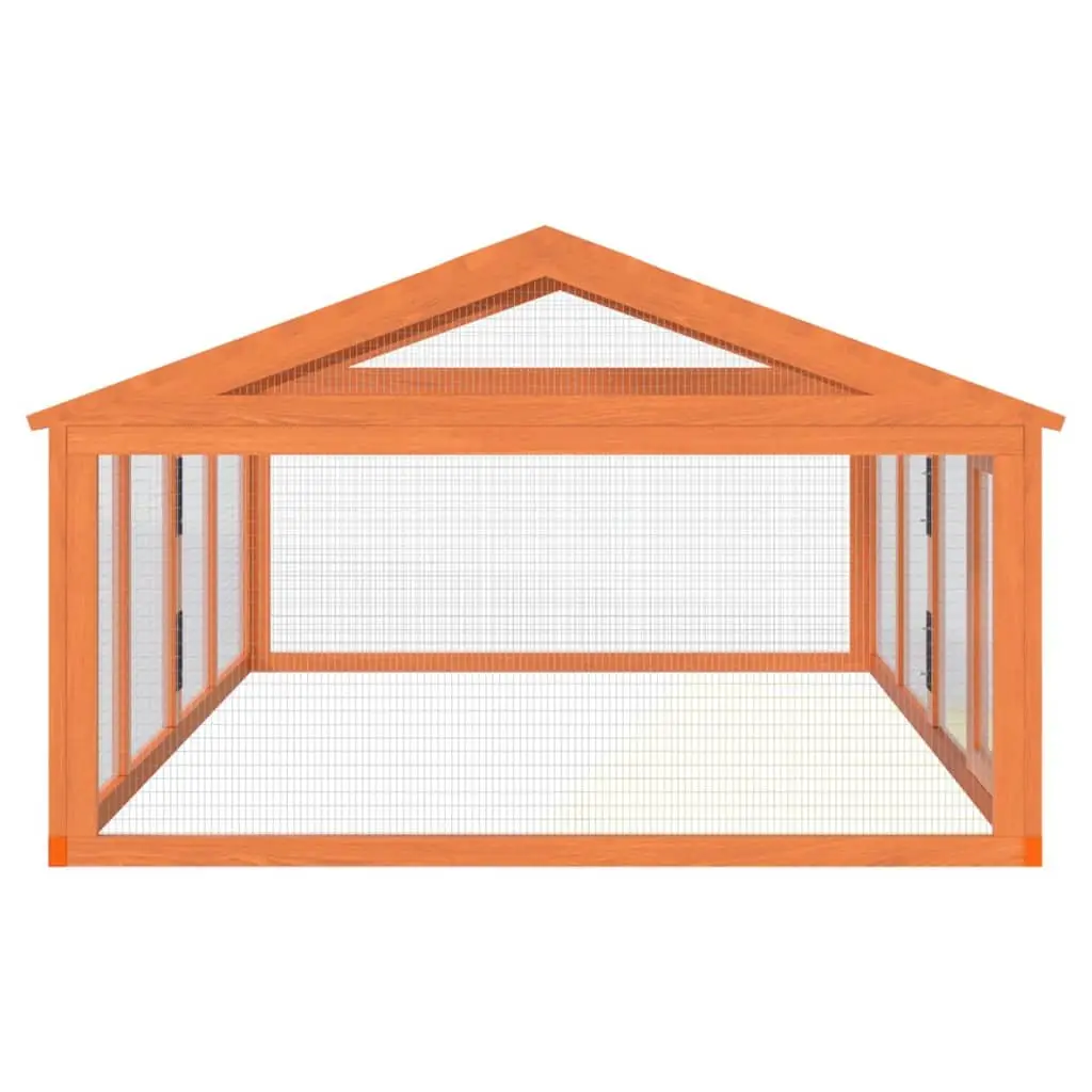 Solid Wood Outdoor Habitat for Small Animals