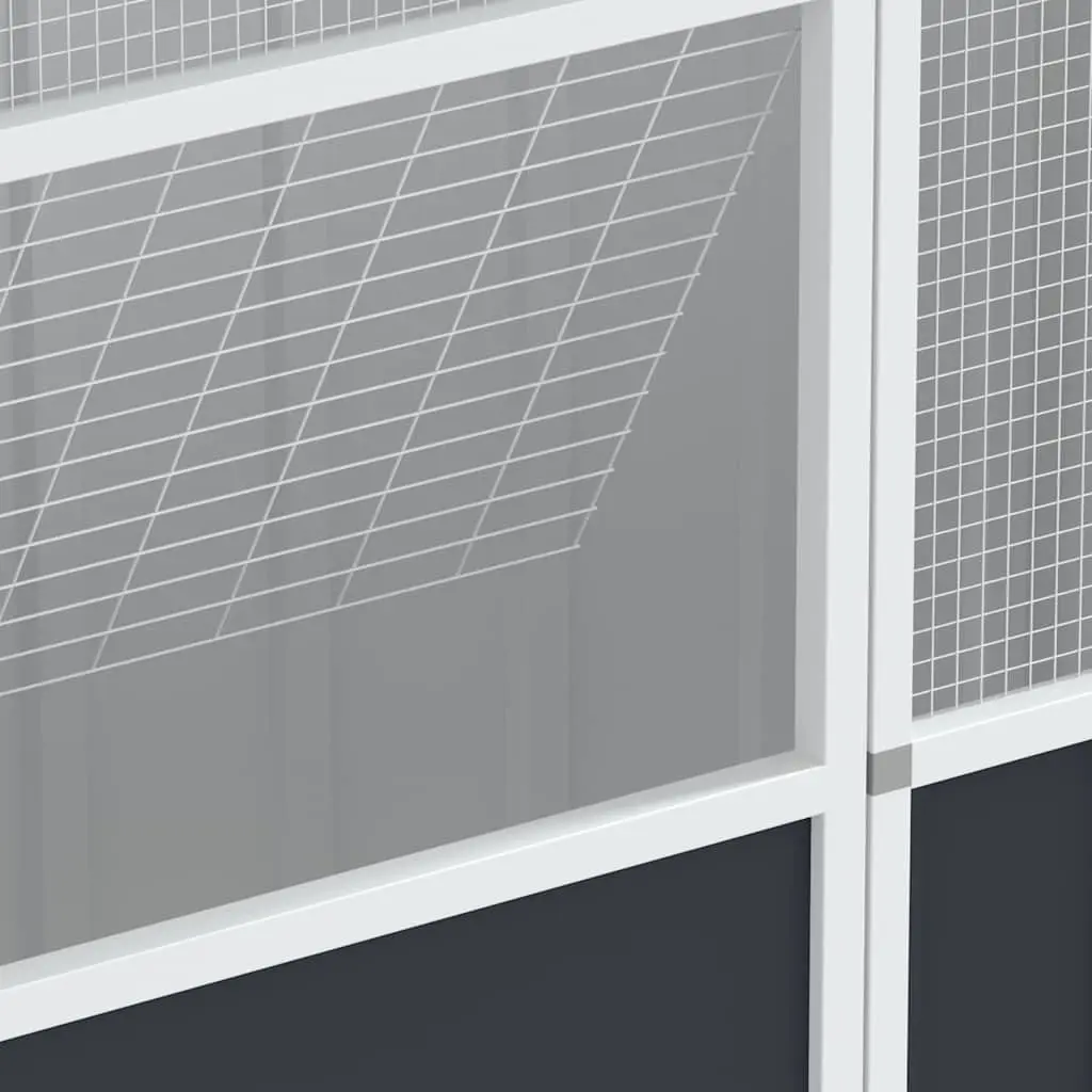 Large Anthracite Bird Cage Aviary with Galvanised Steel