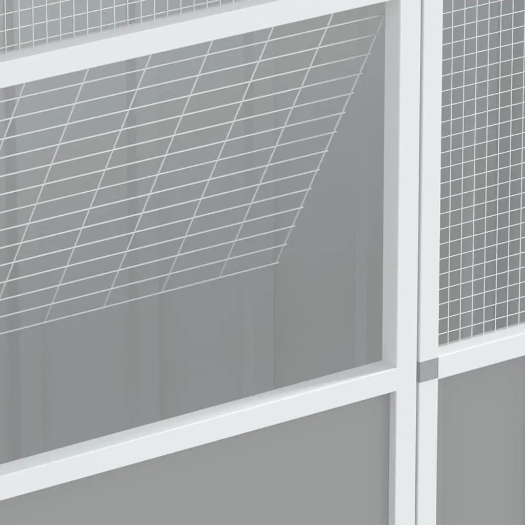 Bird Cage Galvanised Steel Large Grey Walk In Flight Enclosure