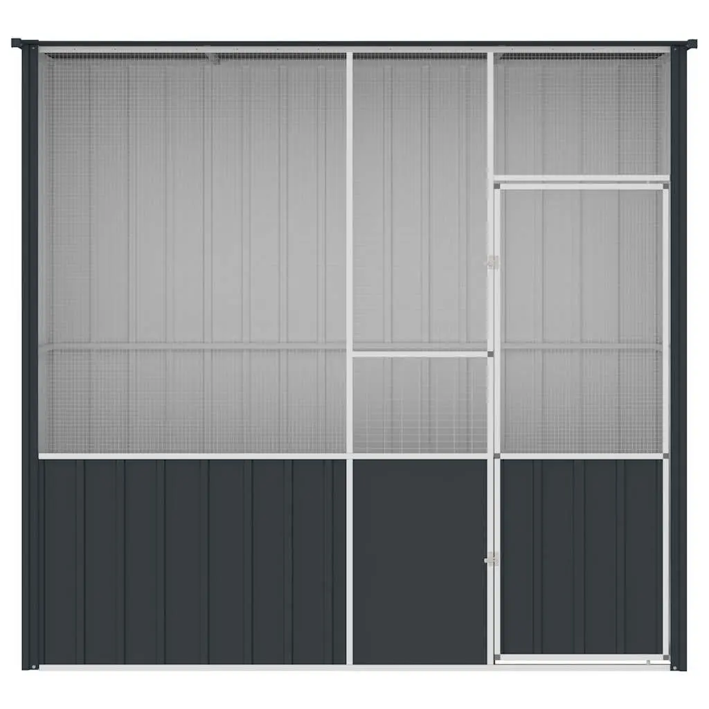 Large Galvanised Steel Bird Cage for Outdoor and Indoor Use