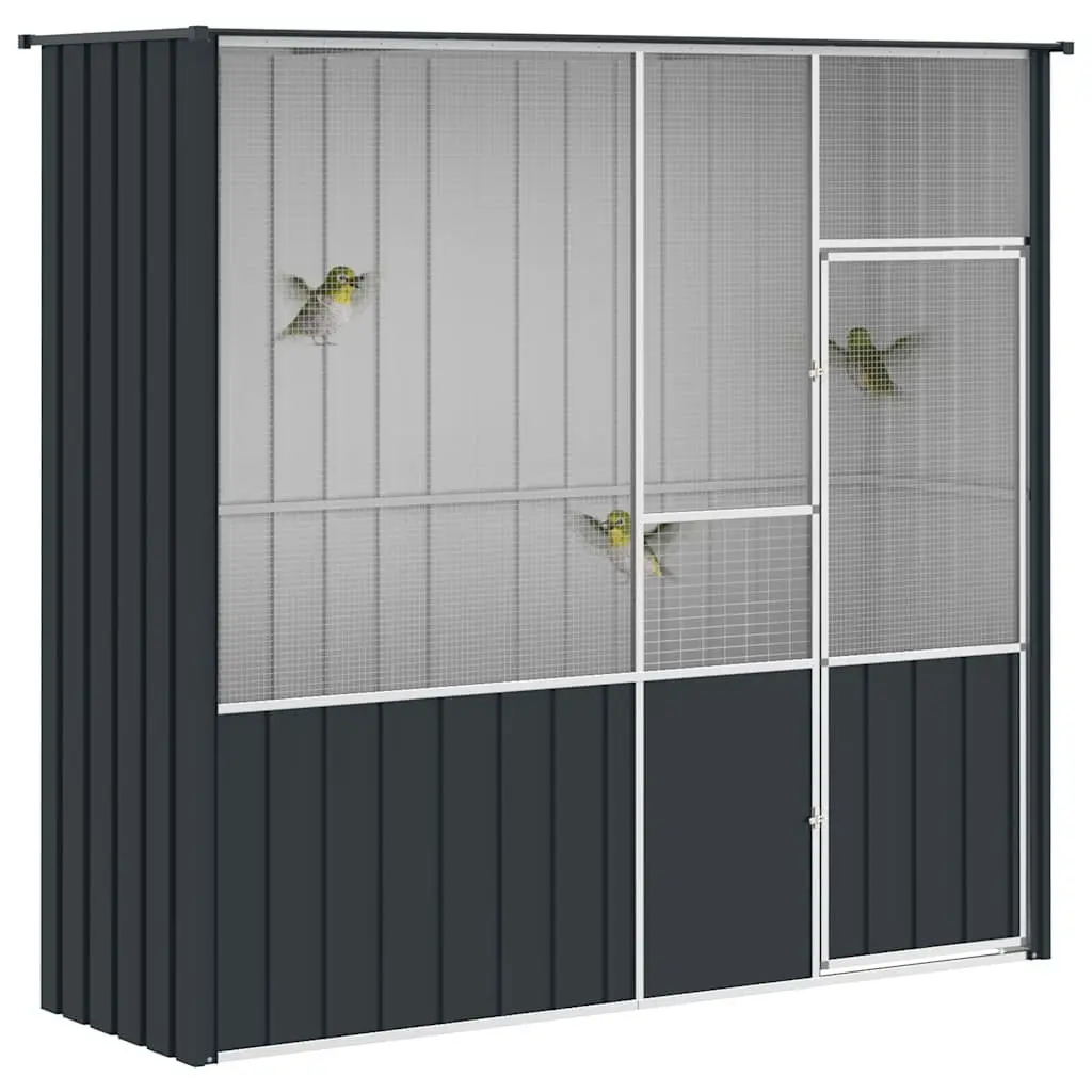 Large Galvanised Steel Bird Cage for Outdoor and Indoor Use