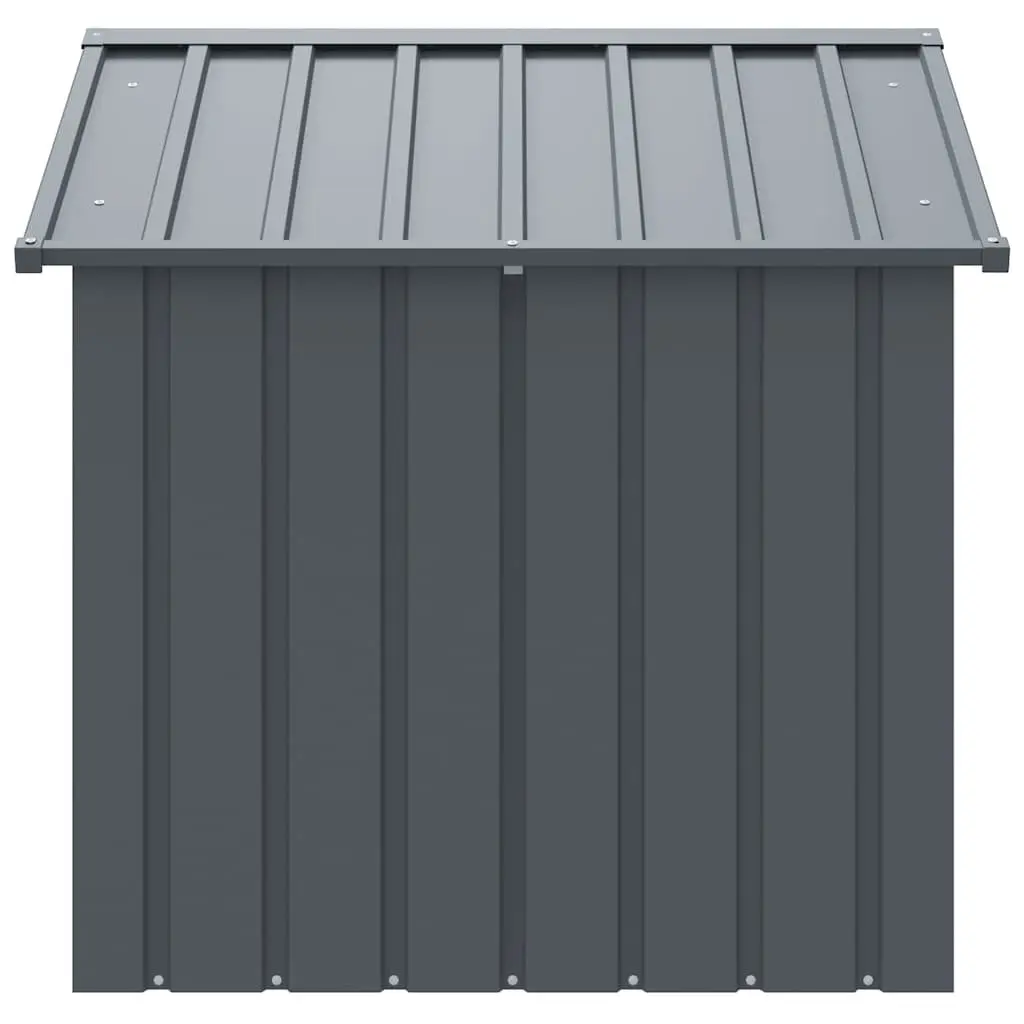 Black Outdoor Dog House with Roof