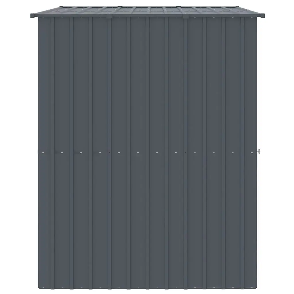 Outdoor Dog House with Roof in Anthracite Steel
