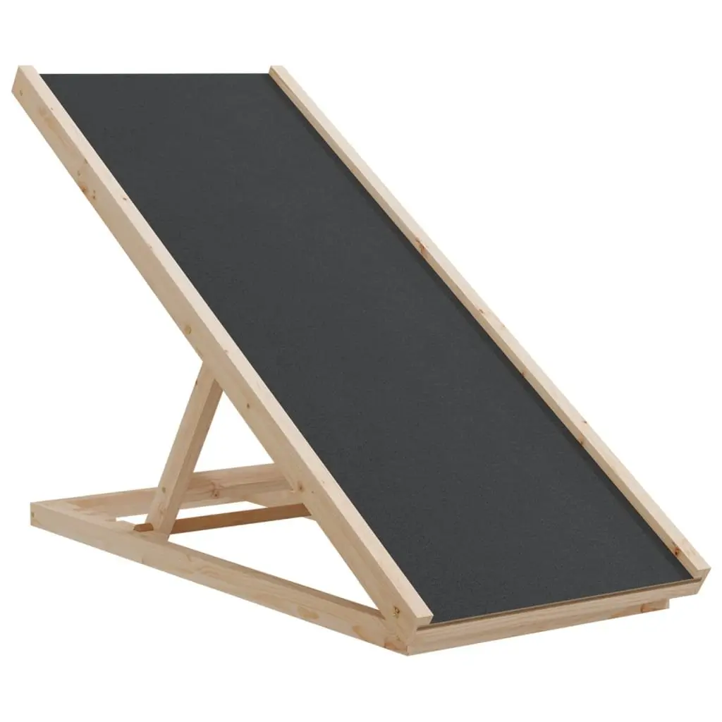 Foldable Dog Ramp with Adjustable Height 100x40cm