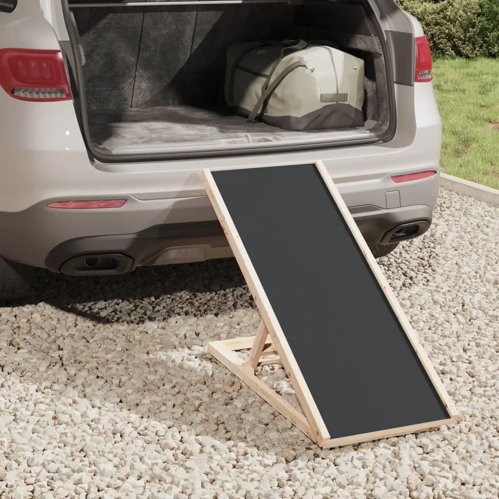 Foldable Dog Ramp with Adjustable Height 100x40cm