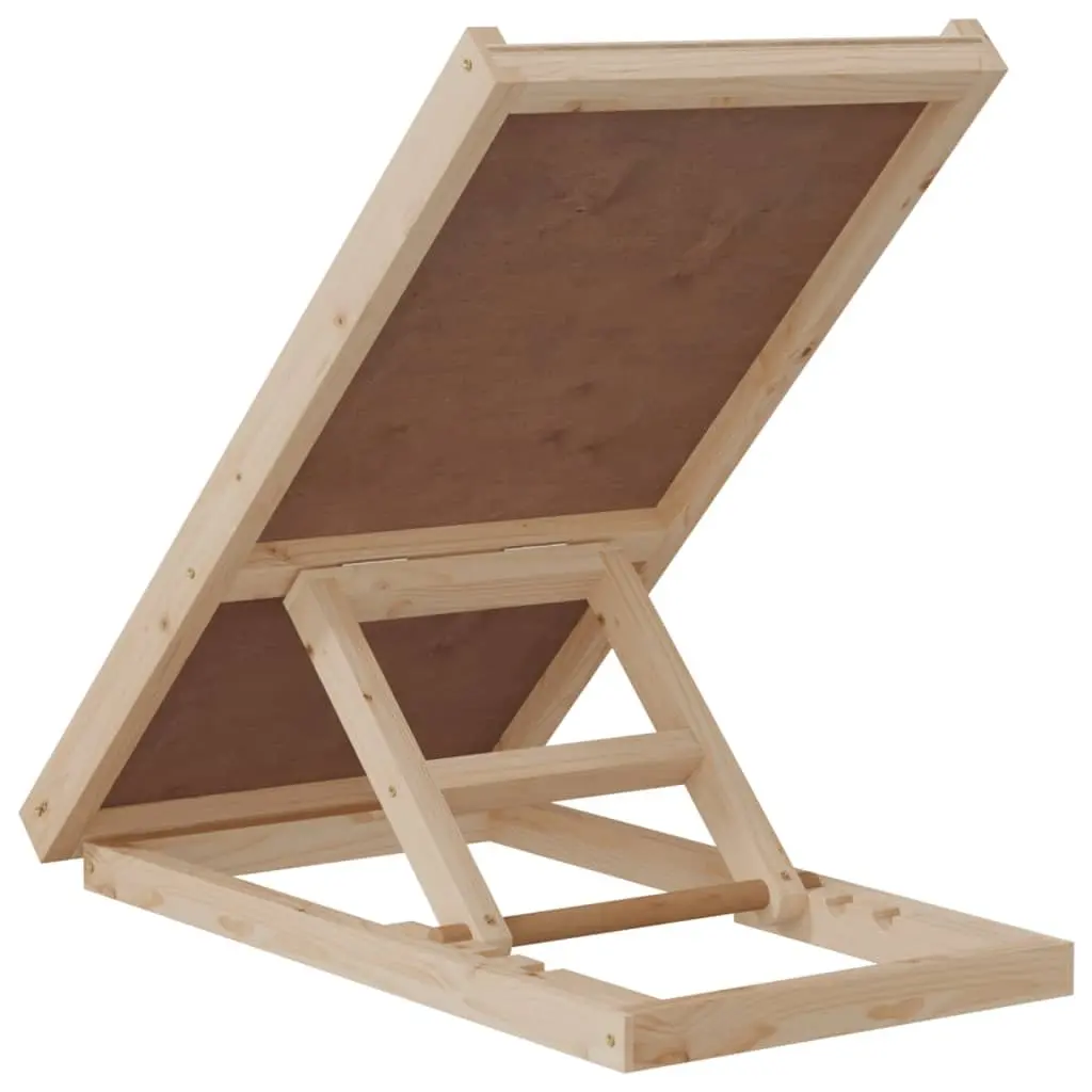 Dog Ramp Pet Steps Adjustable Height Foldable Portable Solid Wood Fir Grey