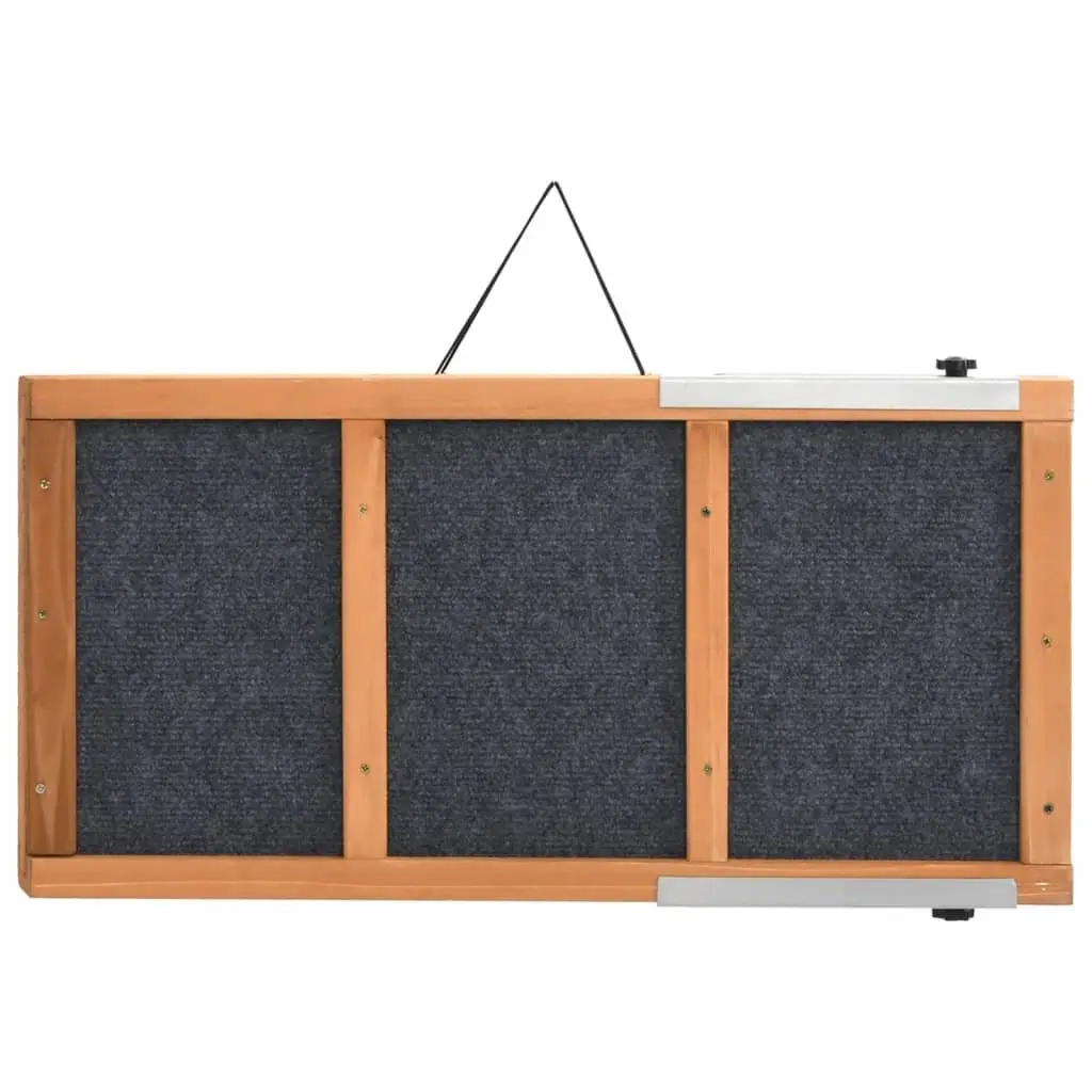 Dog Ramp Solid Fir Wood 120cm Foldable Portable Grey