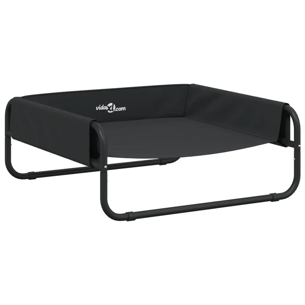 Elevated Dog Bed with Steel Frame in Anthracite
