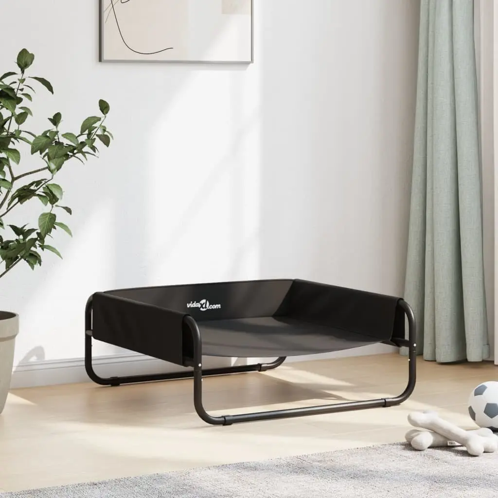 Elevated Dog Bed with Steel Frame in Anthracite