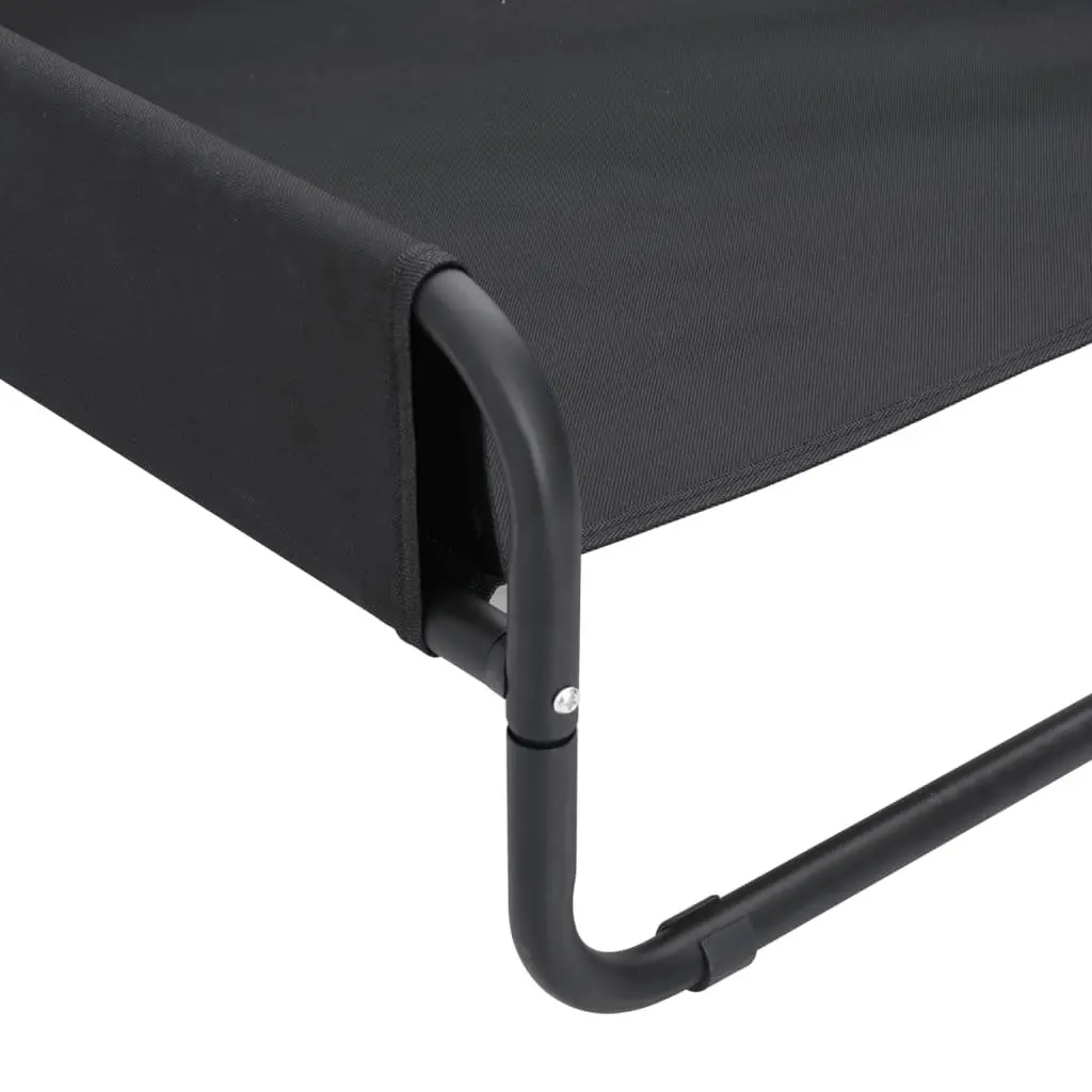Elevated Dog Bed with Steel Frame in Anthracite