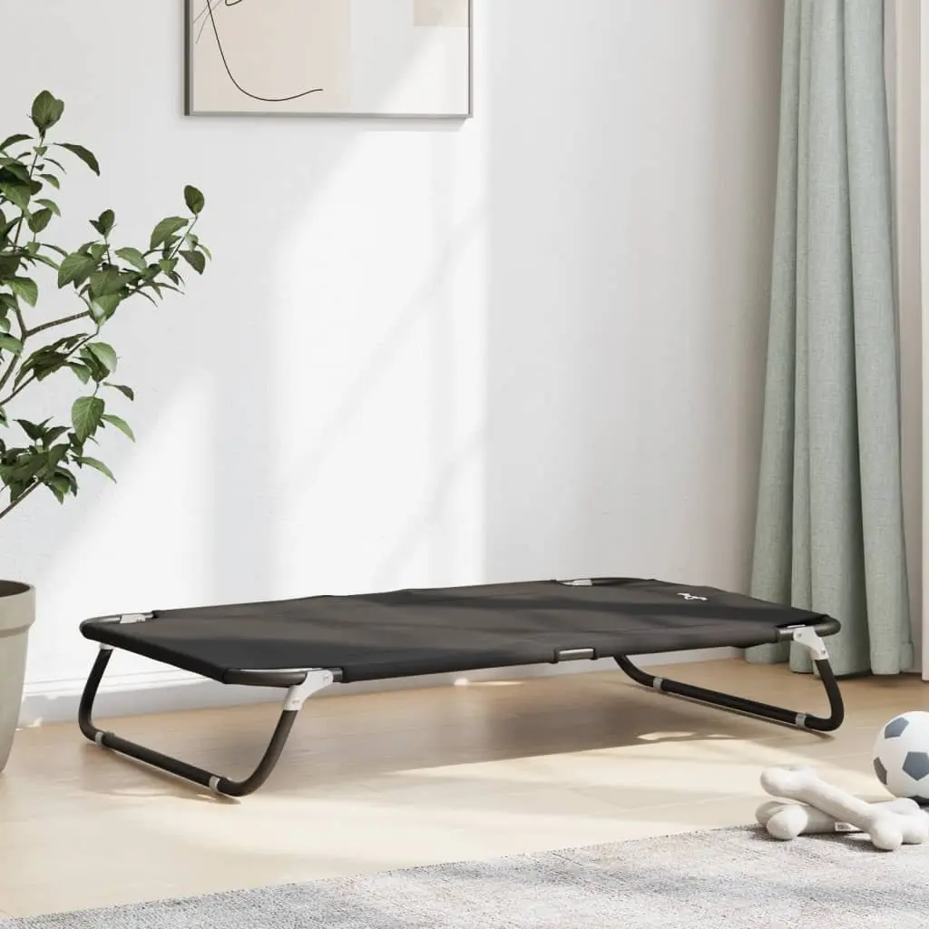 Dog Bed Oxford Fabric Foldable Elevated Cot Anthracite