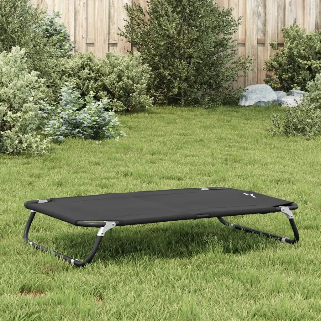 Dog Bed Oxford Fabric Foldable Elevated Cot Anthracite