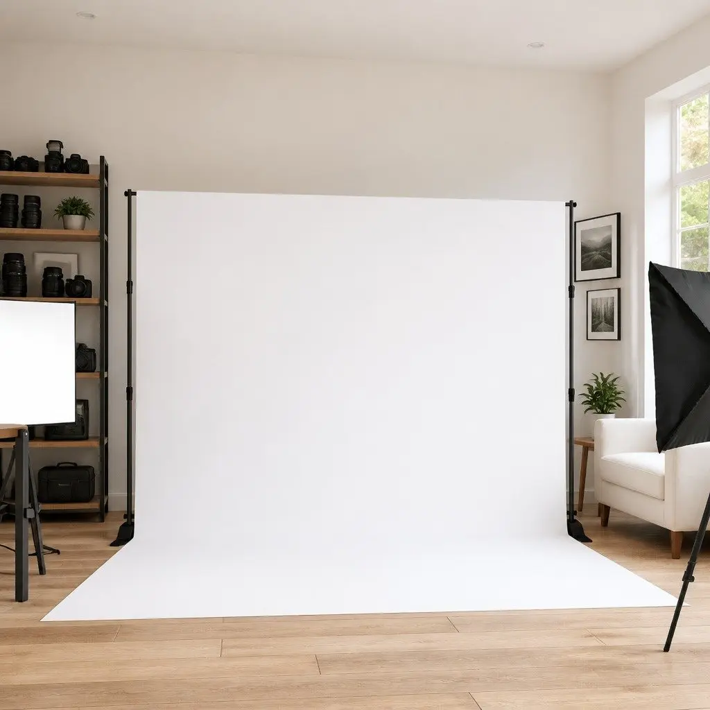 Black Adjustable Backdrop Stand for Photography 175-305cm