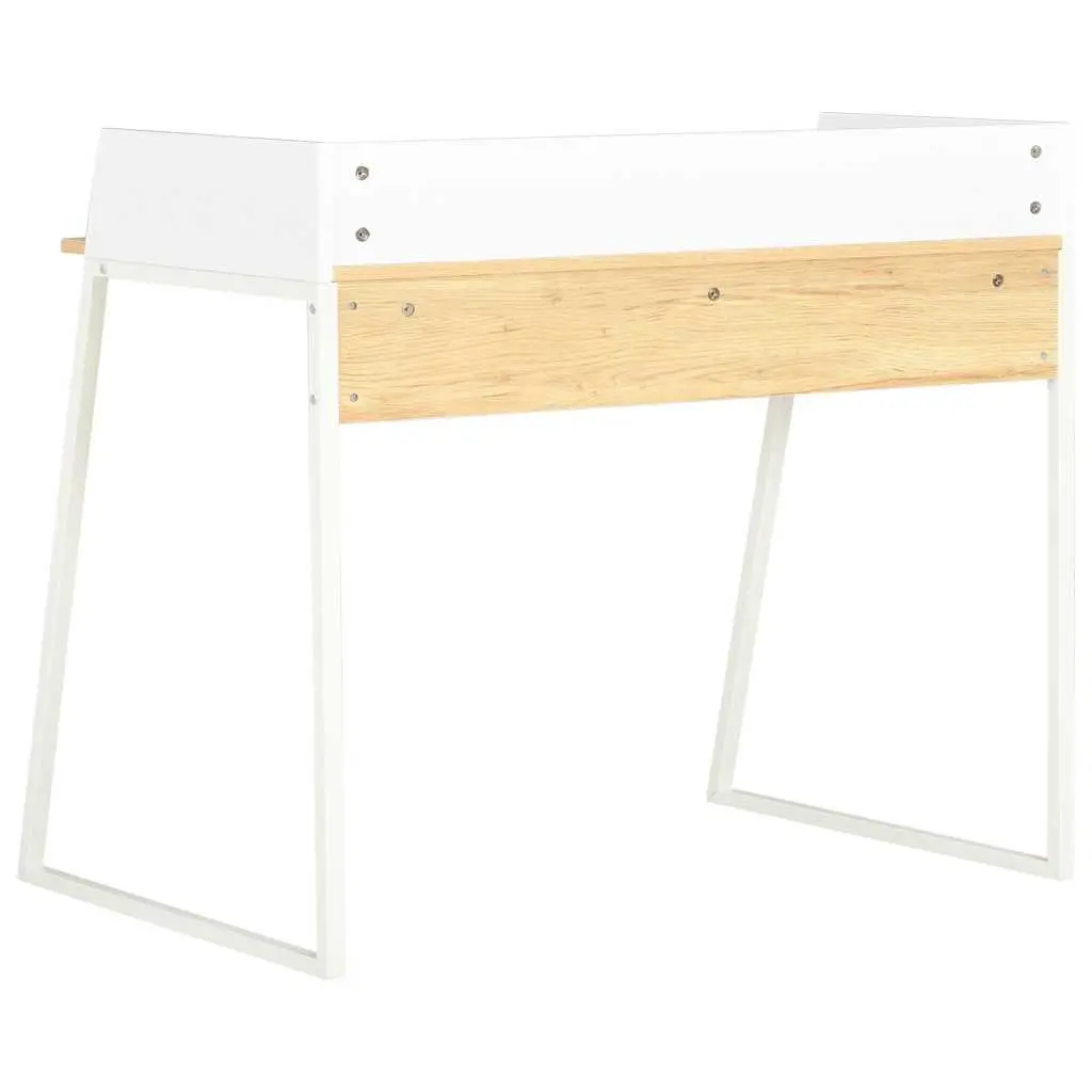 White Oak Desk with Elevated Boards