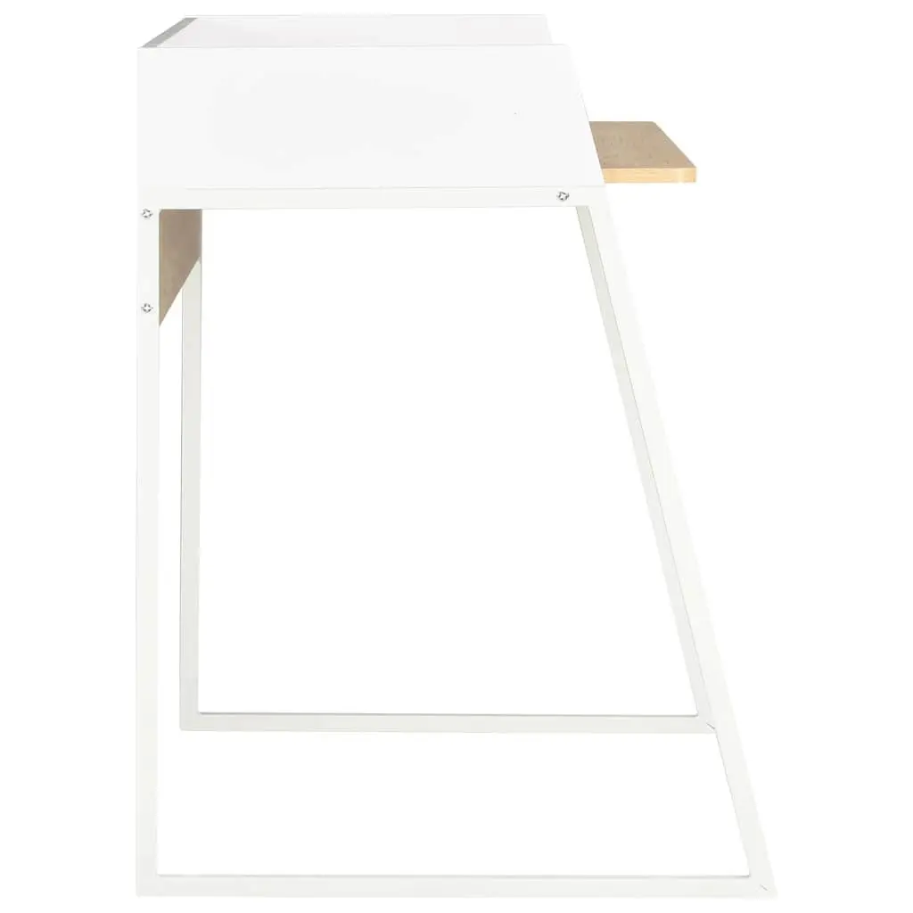 White Oak Desk with Elevated Boards