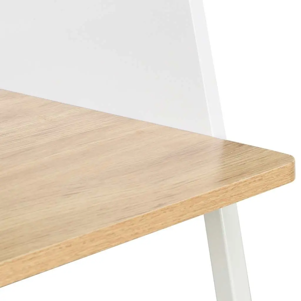White Oak Desk with Elevated Boards