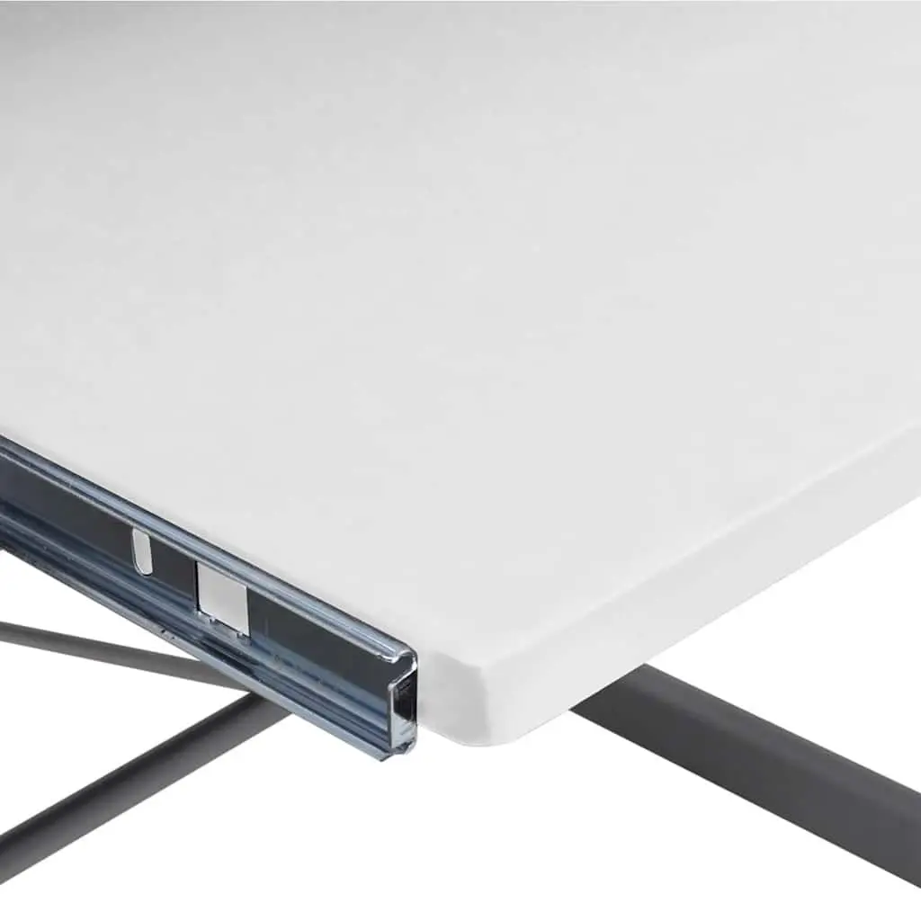 Corner Computer Desk L-Shaped Study Workstation White Office Furniture