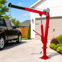 High-Quality Truck Pickup Crane with Manual Winch