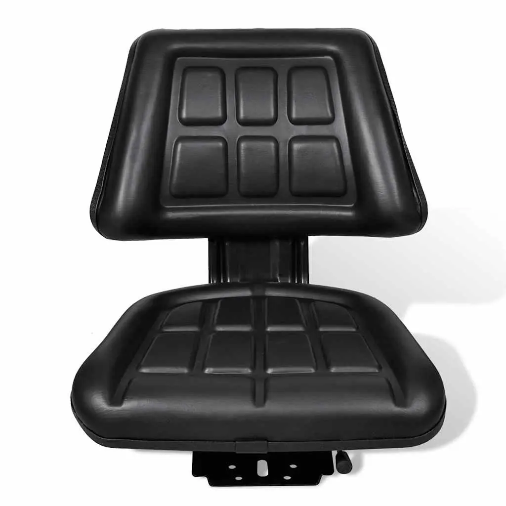 Tractor Seat Padded Foam Black 150mm Outdoor Garden Equipment