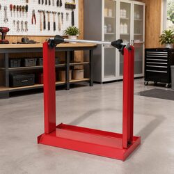 Motorcycle Wheel Balancer Stand Professional Gravity Tire Balancing Tool Red