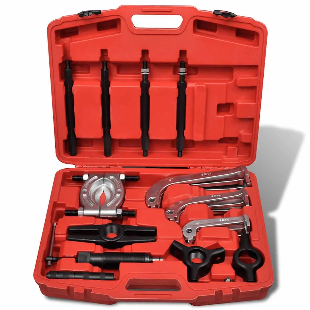 Hydraulic Bearing Puller Separator Tool Set Grey 25 Piece