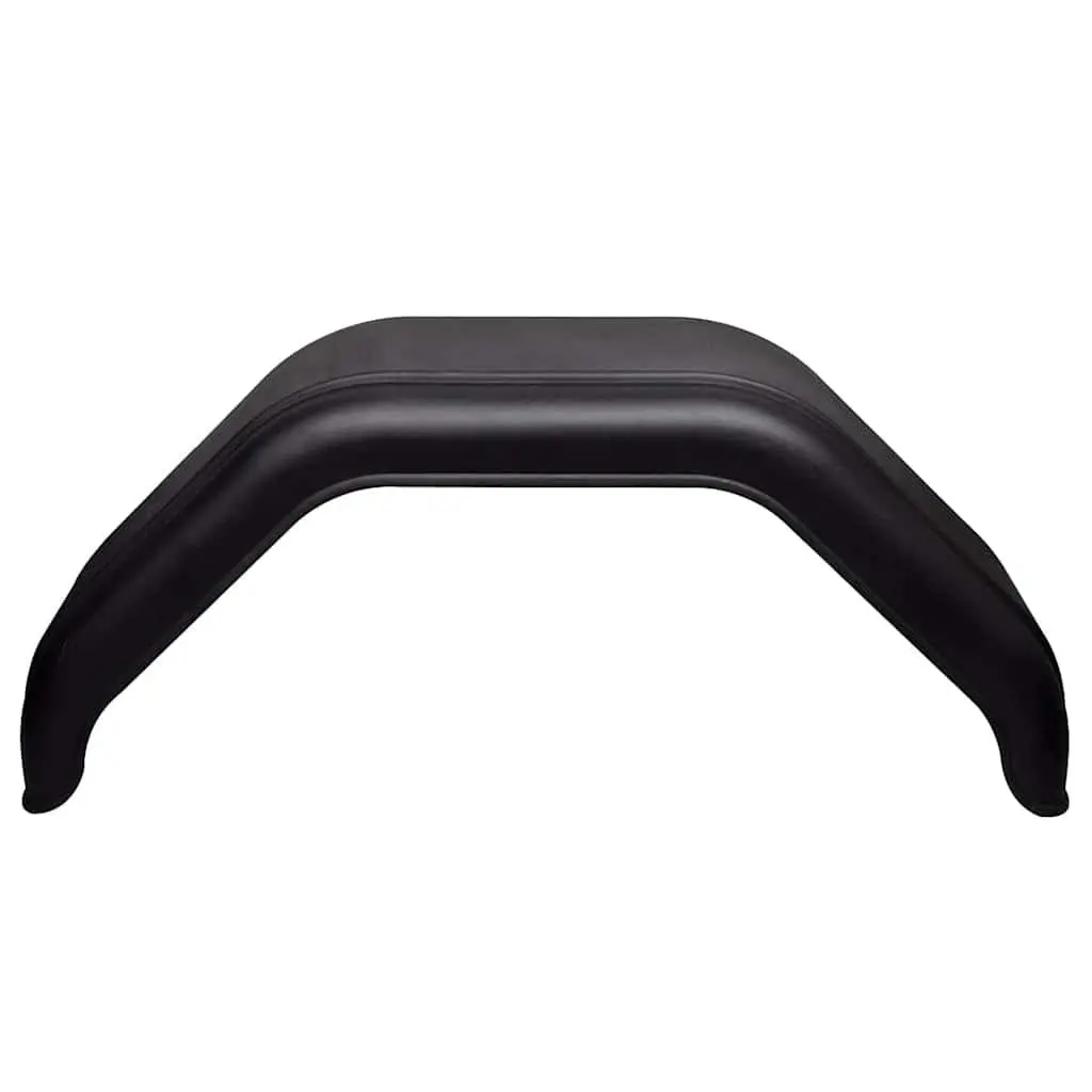 Black Mudguard Set for Trailer Wheels 220 x 760 mm