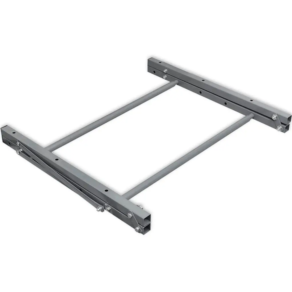 Foldable Tyre Rack Wall Mounted Storage Steel Adjustable 81-122cm Garage