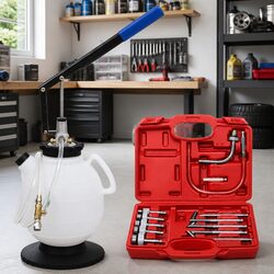 Premium Manual ATF Fluid Dispenser Kit with 13 Adapters