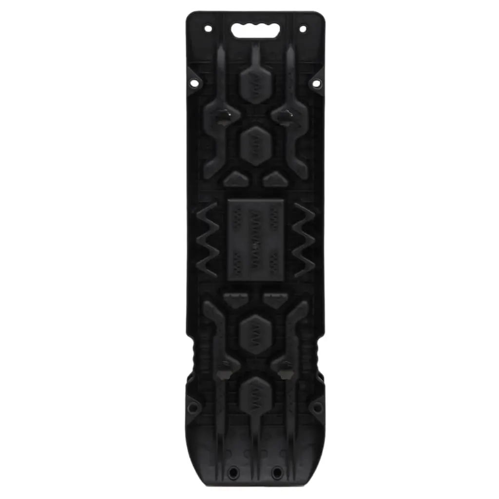 Traction Boards Reinforced Nylon 107 x 31 x 7 cm Black 2 Piece Recovery Tracks Off-Road Vehicle Wheel Grip Mat