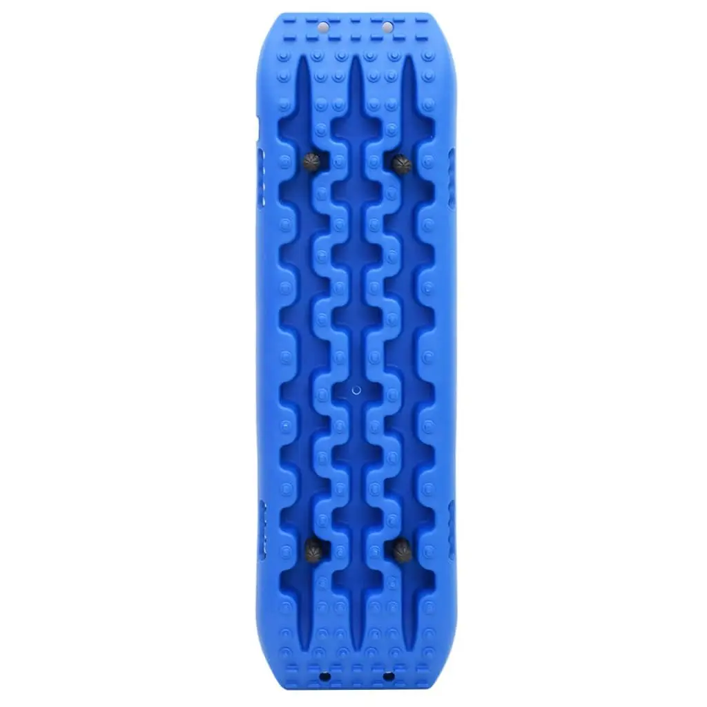 Traction Boards Reinforced Nylon 106x30.5x7 cm Blue 2 Piece Vehicle Recovery Off-Road Emergency Kit