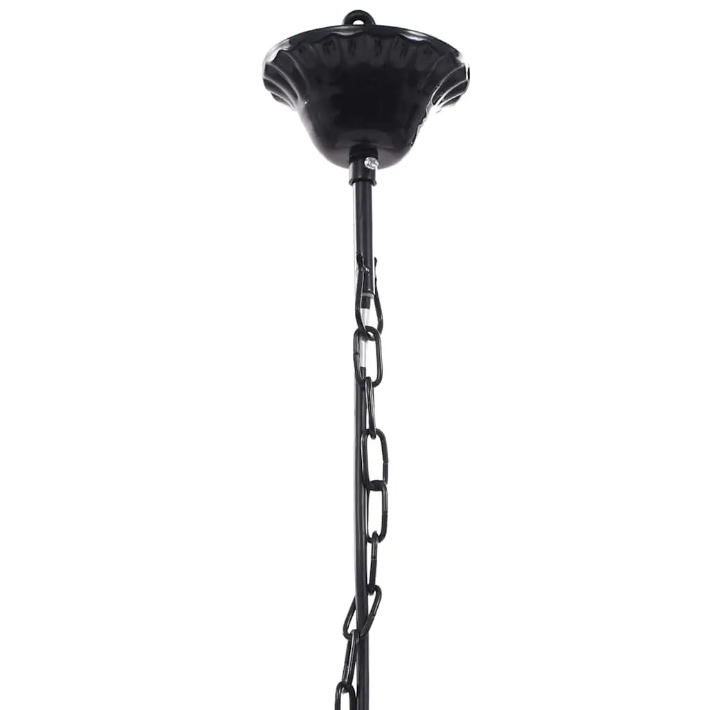 Black Crystal Chandelier 5 Bulb Ceiling Light Fixture Living Room Bedroom Dining