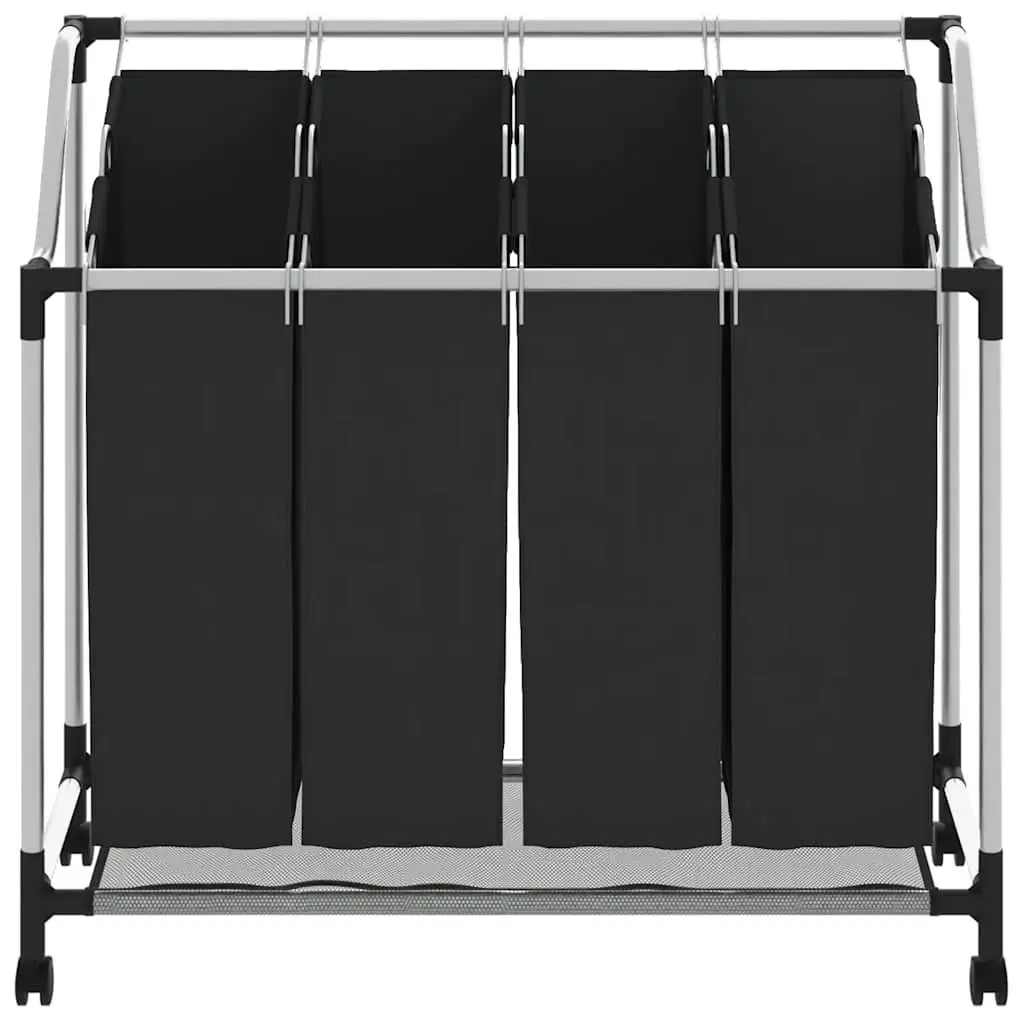 Laundry Sorter with 4 Bags and Wheels
