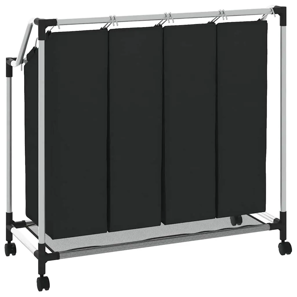 Laundry Sorter with 4 Bags and Wheels
