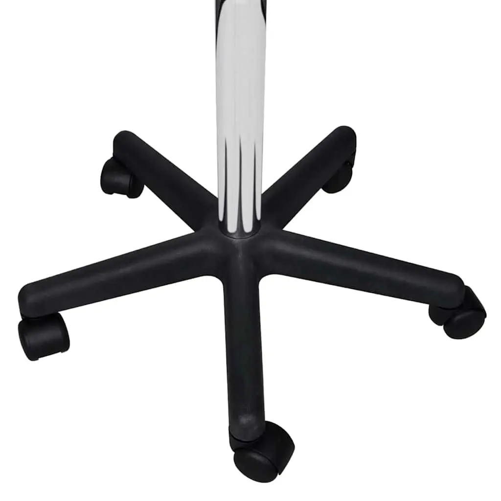 Black Office Stool with Adjustable Gas Lift